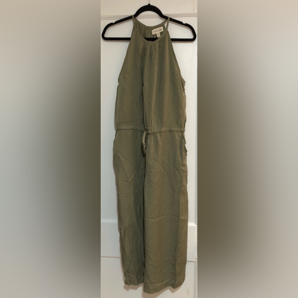 NWT - Cloth & Stone Anthropologie Women Jumpsuit. Green. Small.